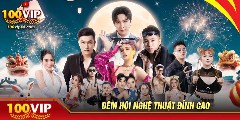 Đêm hội nghệ thuật đỉnh tiệc trung thu 100vip